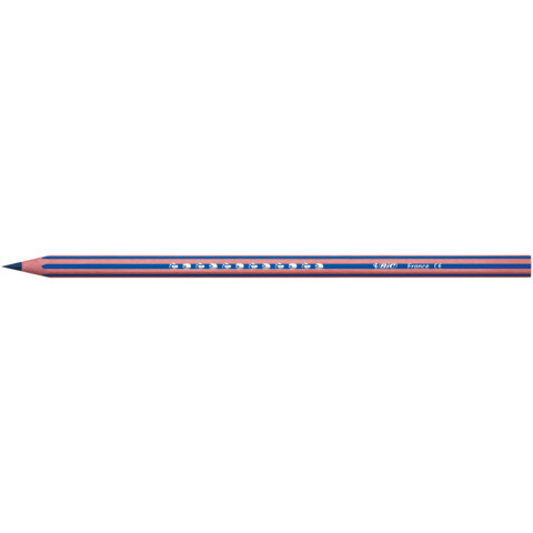 Matite colorate BIC Kids Evolution Stripes 3,05 mm con fusto esagonale in conf. 12 pezzi assortiti - 9505222